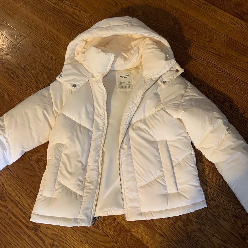White Puffer Coat